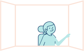 Illustration of a woman in a wheelchair looking out a window