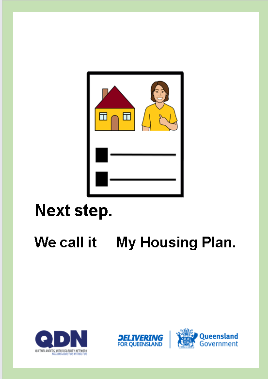 Next step, my housing plan cover